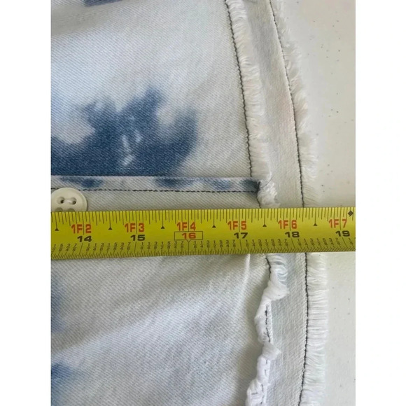 Women's BDG Urban Outfitters Bleached Denim Mini Skirt Raw Hem Size S GUC! 0207 - Picture 7 of 16